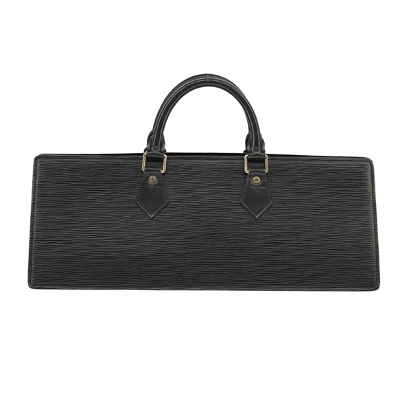 LOUIS VUITTON Epi Sac Triangle Hand Bag Black M52092 LV Auth 91033 - Picture 2 of 16